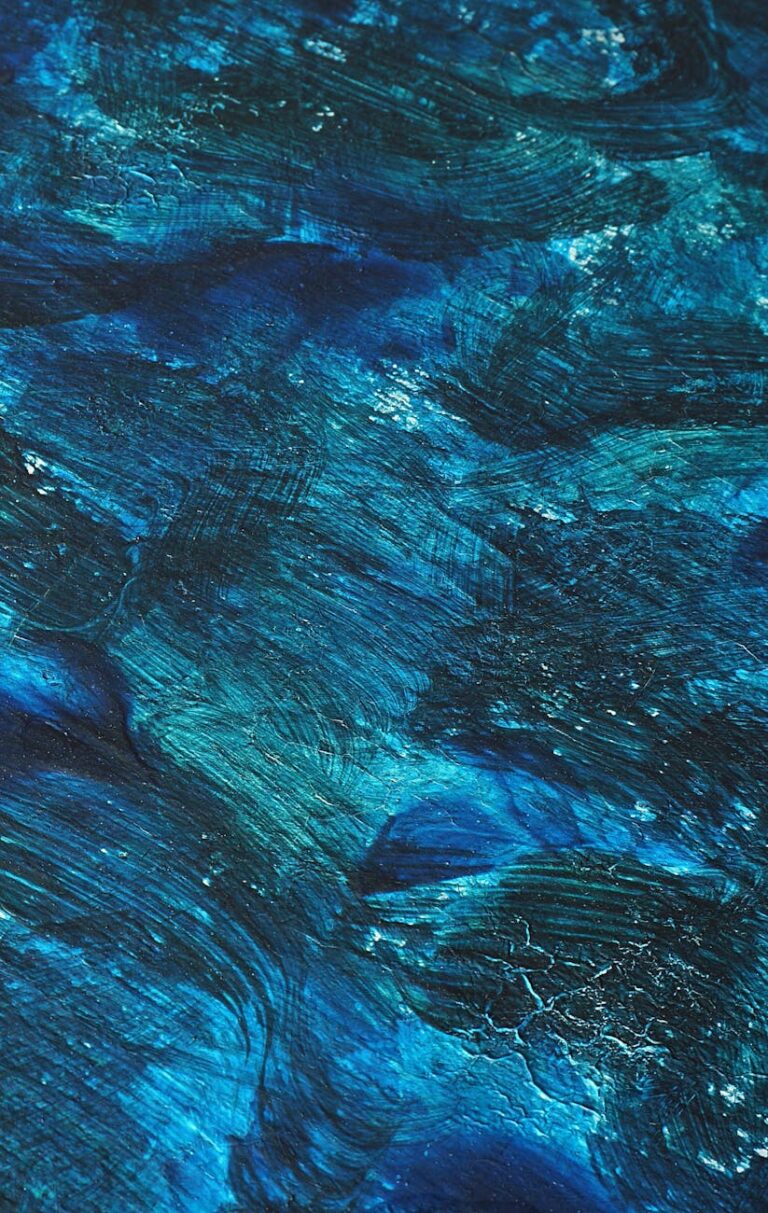 blue shade painting