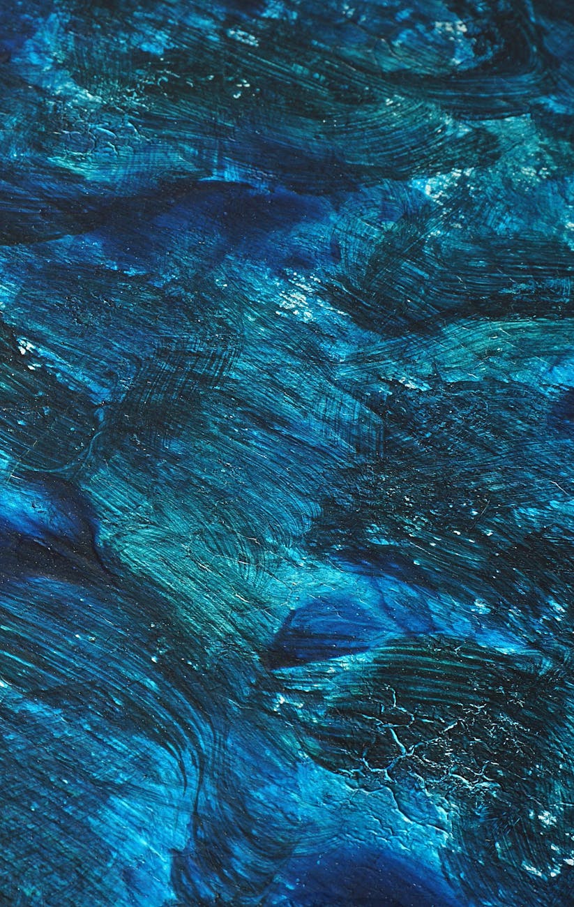 blue shade painting